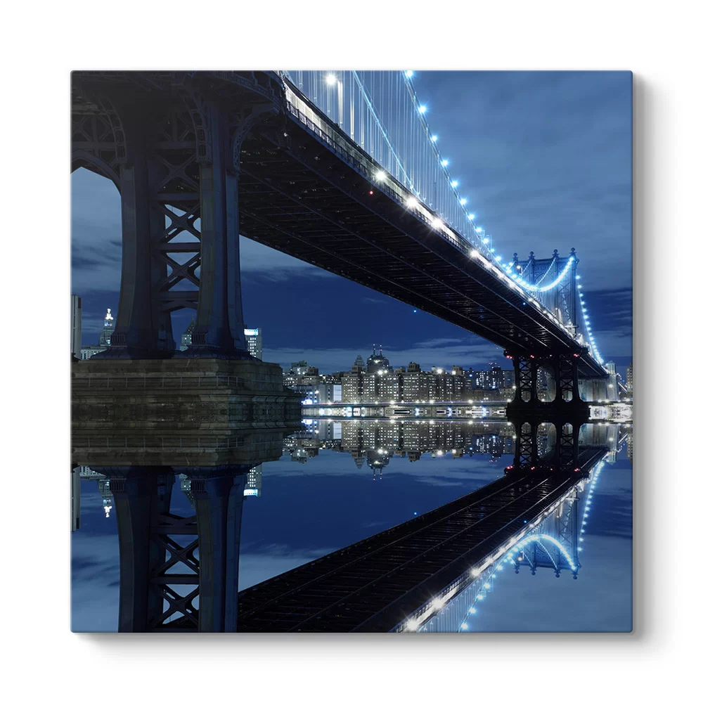 Brooklyn Köprüsü Gece Tablosu - Model 3